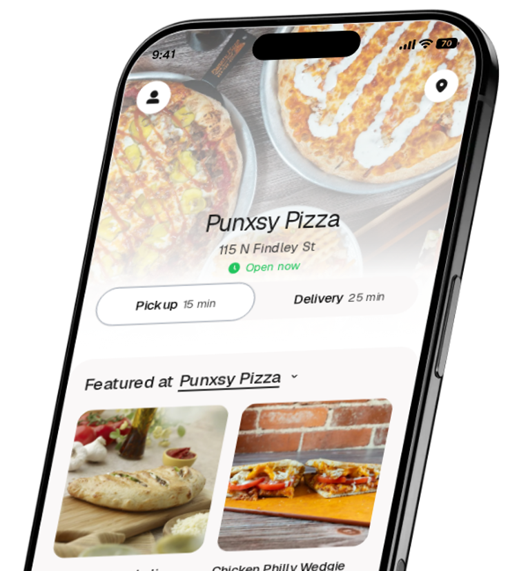 Punxsy Pizza app preview