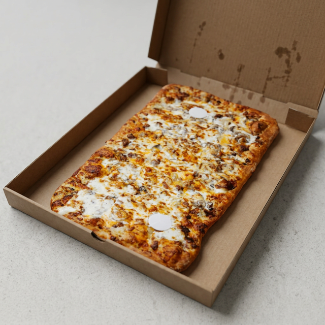 Steak Pizza (The Chief - 24" X 12" (18 Slice) ).